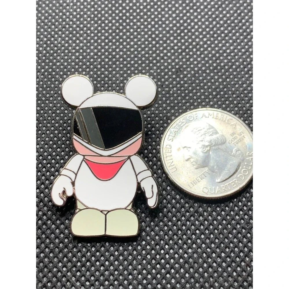 2009 pink monorail vinylmation disney trading pin Mickey Mouse Hidden Mickey